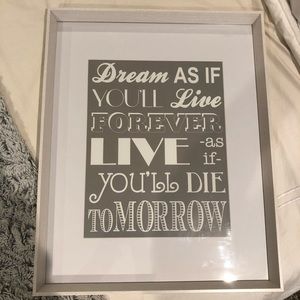 Inspirational wall decor